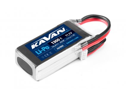 Akumulátor Kavan Li-Pol 1300mAh/11,1V 40/80C 14,4Wh Bez Konektoru