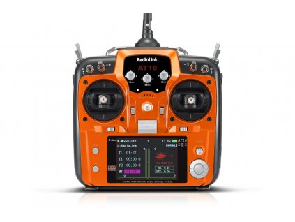 Vysielač RadioLink AT10II (12k) s prijímačom R12DS + telemetrický modul