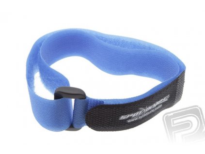 Suchý zips uťahovací 40x2cm modrý