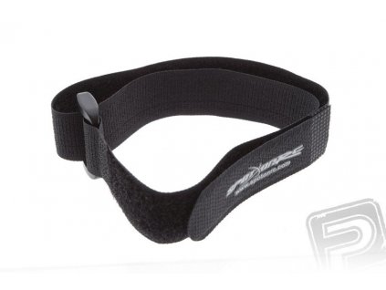 Suchý zips uťahovací 40x2cm čierny