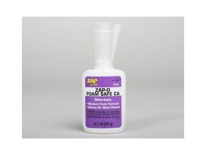 Cyanoacrylate glue ZAP-O-Foam 20g medium STYRO
