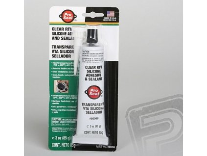 Tmel silikónový lepiaci Clear RTV 85g