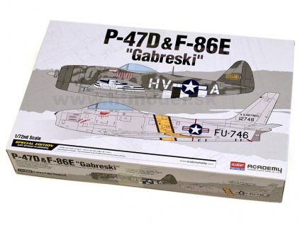 P-47 D & F-86 E "Gabreski" Lim. Ed. 1/72