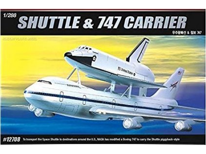 Space Shuttle & Transport Jumbo 747 1/288