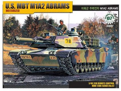 M1A2 Abrams   Motorized  1/48 Academy