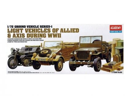 Light vehicles of Allied and Axis 1/72 Academy