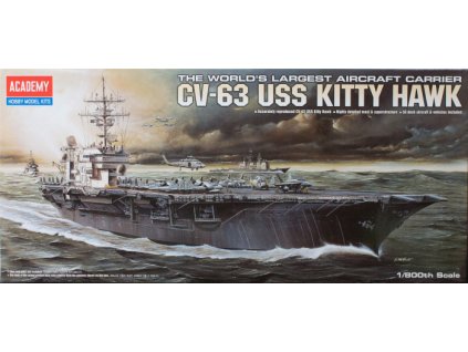 USS Kitty Hawk CVN-63 1/800