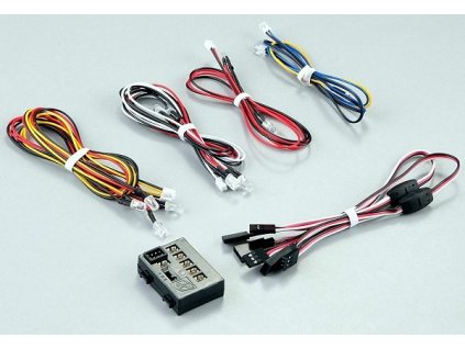 LED osvetľovací set 12 LED s ovládačom 1/10