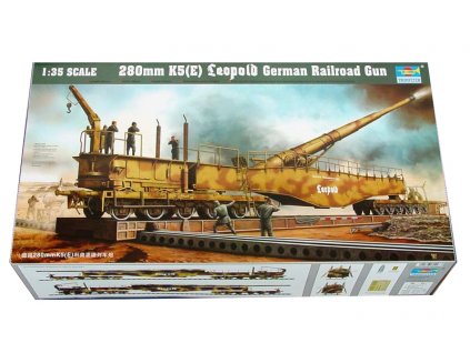 280mm K5(E) Leopold German Railroad Gun 1/35