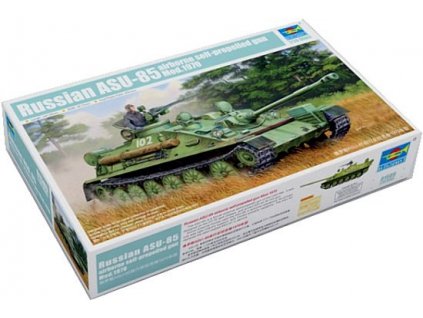 ASU-85 1970 Airborne self propelled Gun 1/35  Trumpeter