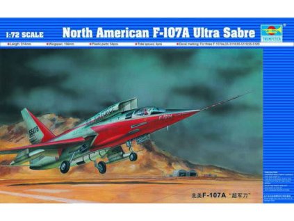 North American F-107 A Ultra Sabre 1/72