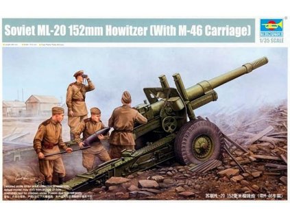 Soviet 152mm howitzer ML-20 with M-46 1/35
