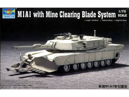 M1A1 Abrams with Mine Clear Blade 1/72