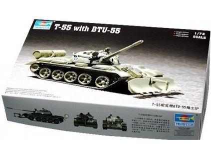 T-55 w. BTU 55  1/72