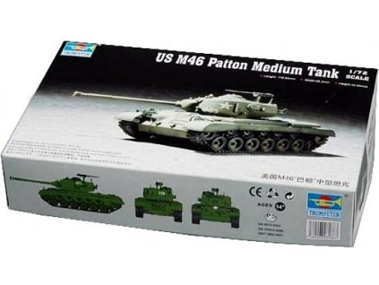 M46 Patton medium tank 1/72  Trumpeter