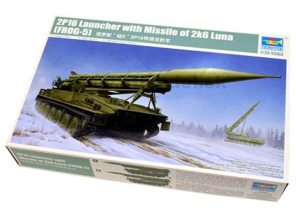 2P16 Launcher with Missile of 2k6 Luna 1/35