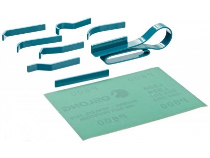 Set of plastic sanders of various shapes (8pcs)