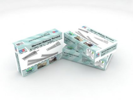 German Railway Turnout 1/72  Hobby Boss