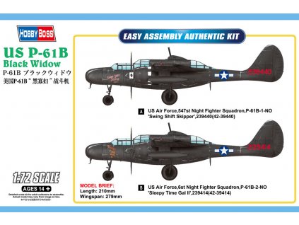 Northrop P-61B Black Widow  1/72