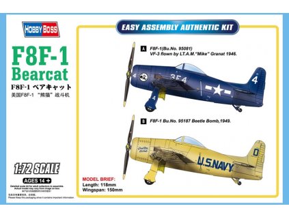 Grumman F8F-1 Bearcat 1/72