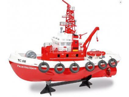 Carson RC Hasičská loď TC-08 červená 1/24 RTR 2,4GHz