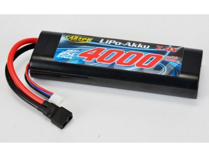 Akumulátor Carson LiPol 4000mAh/7,4V 25C T-DEAN