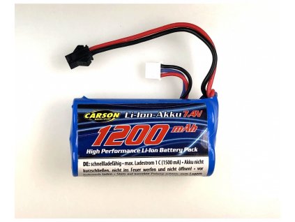 Akumulátor Carson Li-Ion 1200mAh/7,4V JST