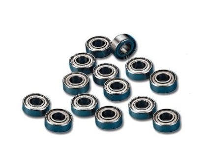 Ložiská - sada pre podvozok Tamiya DT-03/DT-02 Fighter G (14ks)