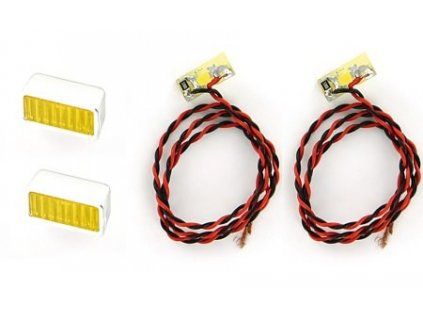 LED reflector with yellow glass universal 2pcs 1/14