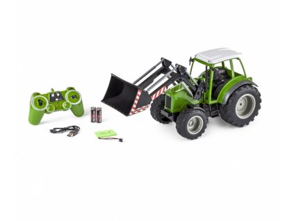 Carson RC Tractor w. front loader zelený 1/16 RTR