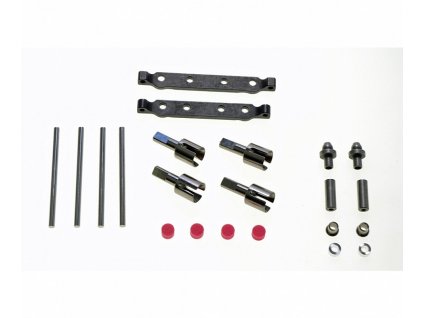 TT-02S Steel Suspension Mount Set F/R