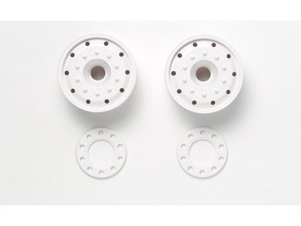 Disky kolies 30mm biele BB pre ťahače 1/14