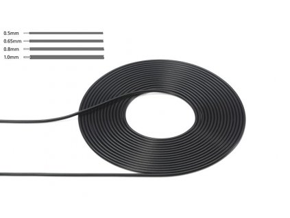 Drát na armatury v modelech Cable 0.65mm OD Black