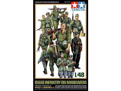 German Infantry on Maneuvers 1/48