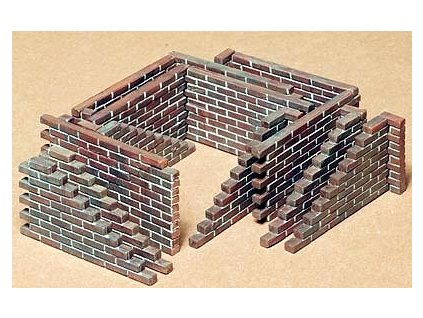 Diorama-Set Brick Wall 1/35