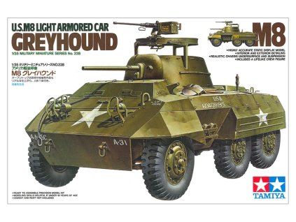 m8 light armored car greyhound 1 35 TAMIYA 35228 02