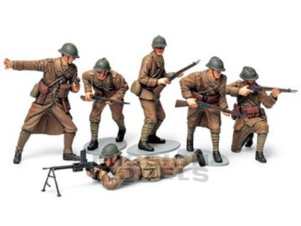 French infantry set WII  1/35