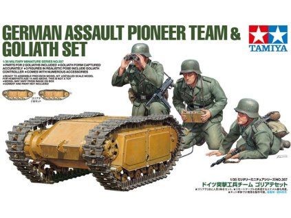 German Assault Pioneer Team & Goliath Set 1/35