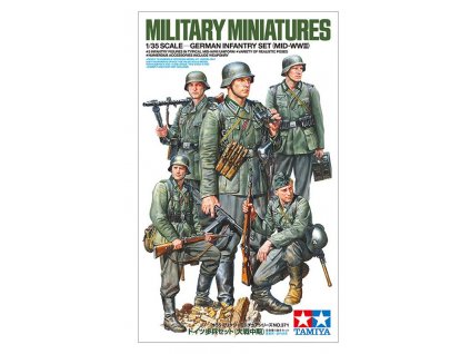 German Infantry Mid-WWII  1/35