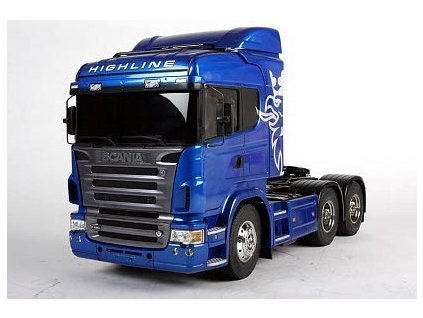 Scania R620 6x4 modrá metalíza 1/14 KIT