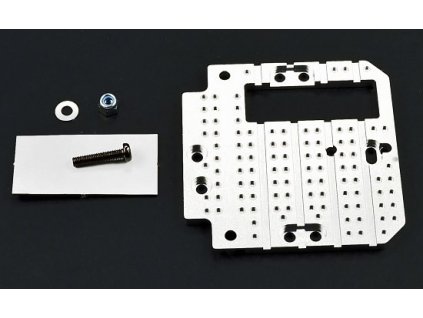 ALU turntable control servo plate for Tamiya 1/14 tractors