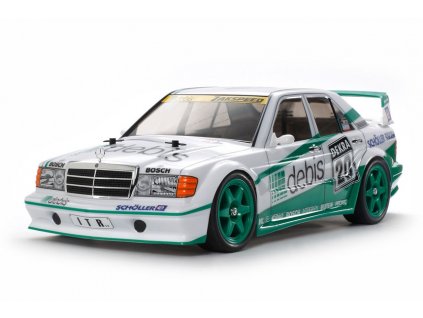 Tamiya RC Mercedes-Benz 190E Debis Zakspeed TT-01E 4WD nenafarbená 1/10 KIT