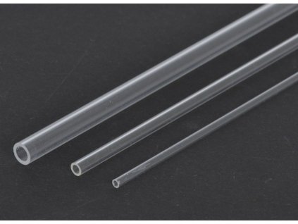 Clear Plastic Beam 3mm Pipe - priehľadné plastové rúrky 6 ks
