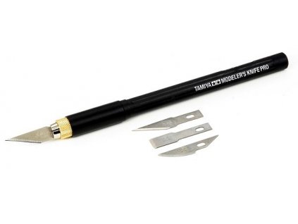 Tamiya Modeling Knife with Reinforced Handle + 4 Blades