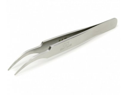 Pinzeta zahnutá Tamiya HG Angled Tweezers round Tip Steel