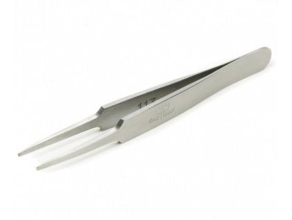 Pinzeta Tamiya HG Straight Tweezers round Tip Steel