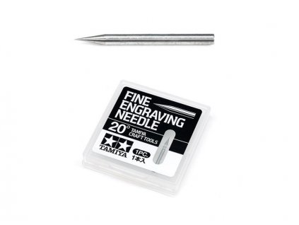 Přerývací jehla do modelářského rydla Tamiya Fine Engraving Needle 20°