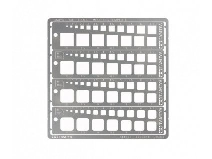 Modeling Template Square 1-10mm