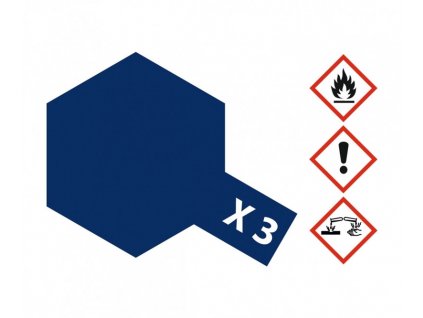 Tamiya Acrylic Color X-3 - Royal Blue Gloss 23ml