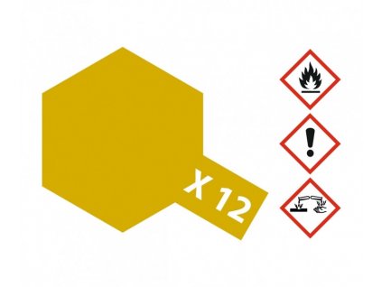 Tamiya Acrylic Color X-12 - Gold Leaf Gloss 23ml